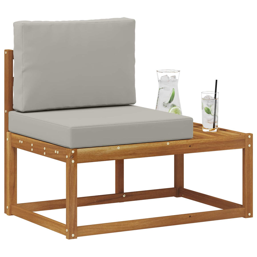 Buiten Eind Sofa Naturel 91 x 63 x 73 cm Massief Acaciahout
