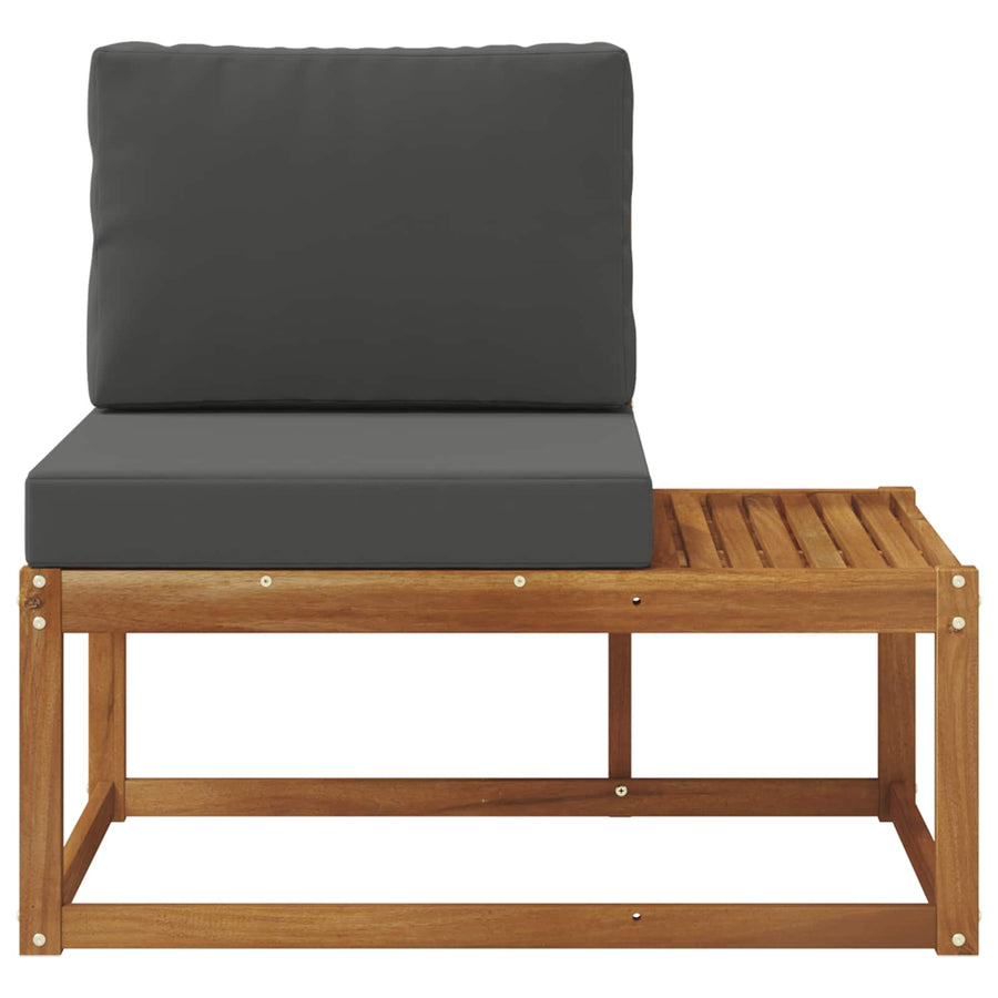 Buiten Eind Sofa Natuurlijk en Antraciet 91 x 63 x 73 cm