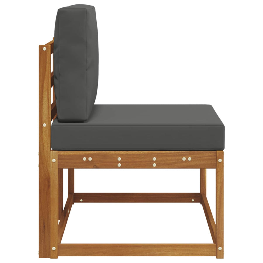 Buiten Eind Sofa Natuurlijk en Antraciet 91 x 63 x 73 cm