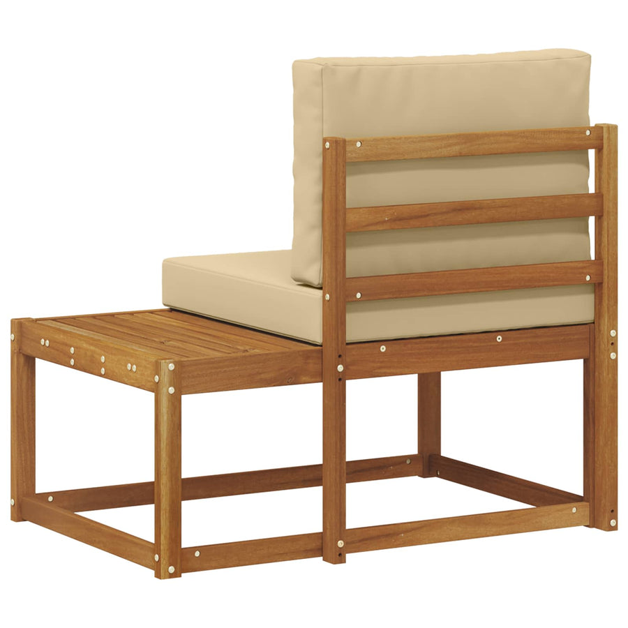 Buiten Eind Sofa Naturel 91 x 63 x 73 cm Massief Acaciahout