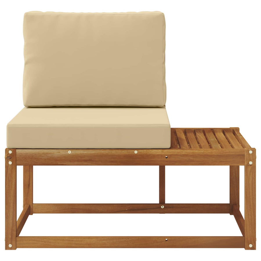 Buiten Eind Sofa Naturel 91 x 63 x 73 cm Massief Acaciahout