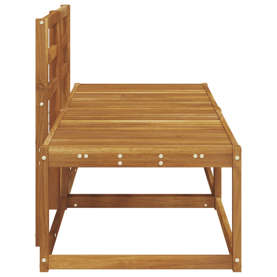 Buiten Eind Sofa 2 Stuk Naturel 182,5 x 63 x 73 cm