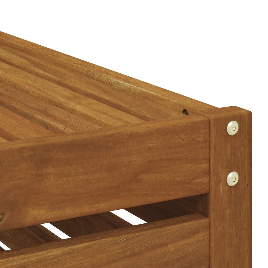Buiten Tafel Massief Acaciahout Naturel 59 x 59 x 37 cm