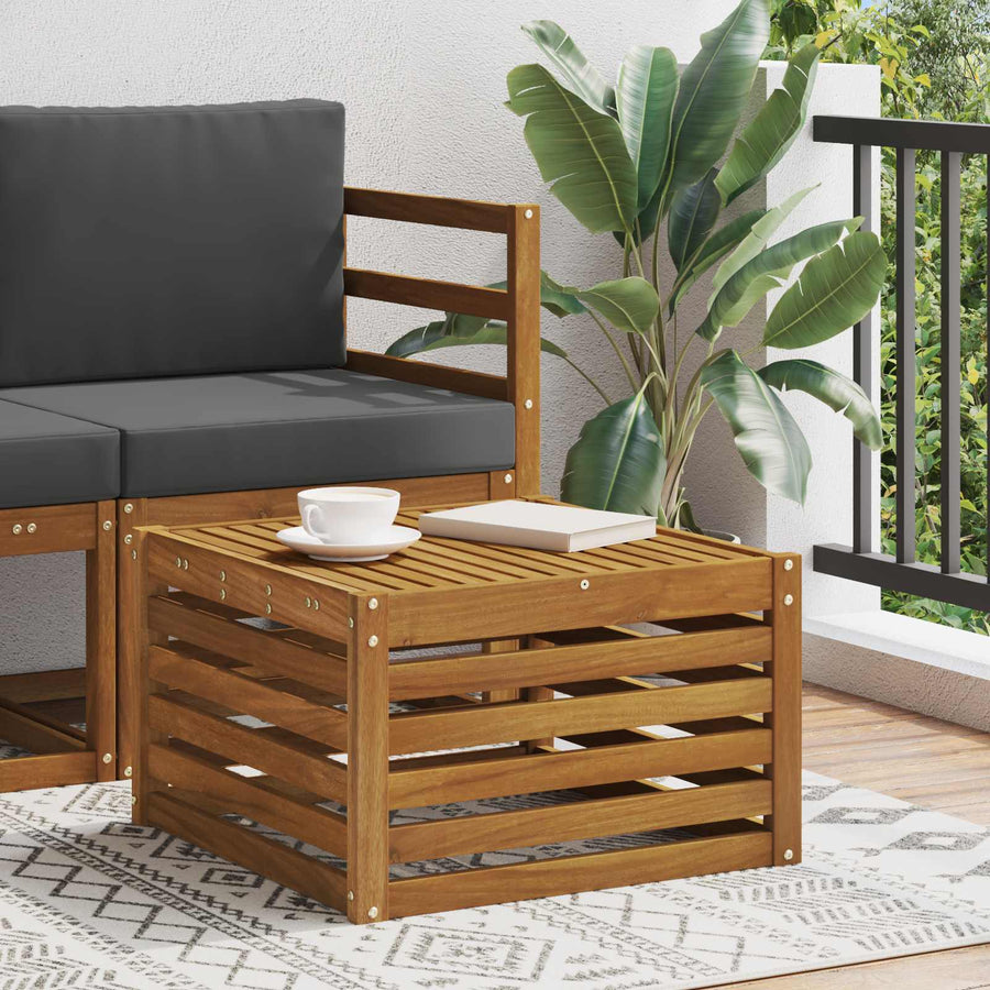 Buiten Tafel Massief Acaciahout Naturel 59 x 59 x 37 cm