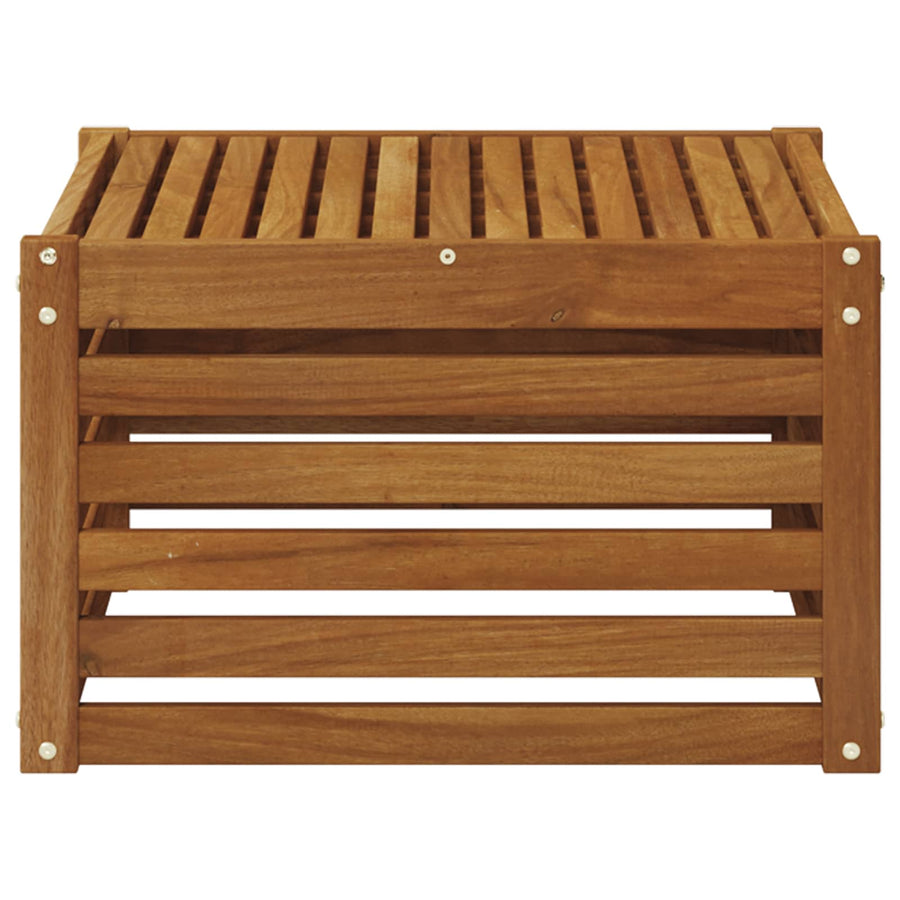 Buiten Tafel Massief Acaciahout Naturel 59 x 59 x 37 cm