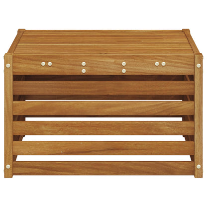 Buiten Tafel Massief Acaciahout Naturel 59 x 59 x 37 cm