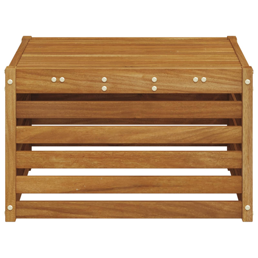 Buiten Tafel Massief Acaciahout Naturel 59 x 59 x 37 cm