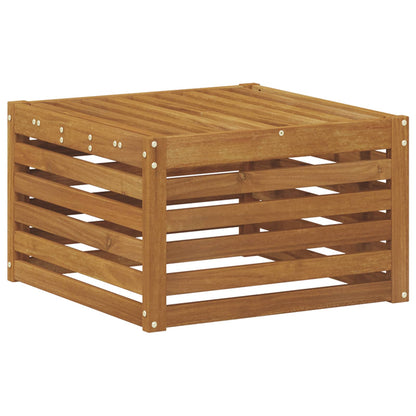 Buiten Voetenbank Massief Acaciahout Naturel 59 x 59 x 37 cm