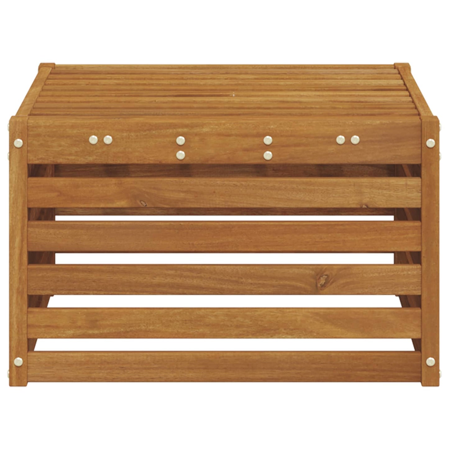 Buiten Voetenbank Massief Acaciahout Naturel 59 x 59 x 37 cm