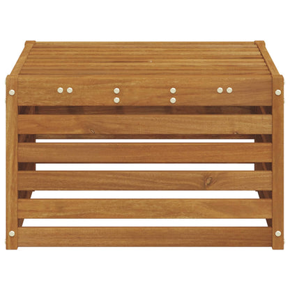 Buiten Voetenbank Massief Acaciahout Naturel 59 x 59 x 37 cm