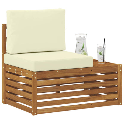 Buiten Eindbank Naturel 91 x 63 x 73 cm Massief Acaciahout