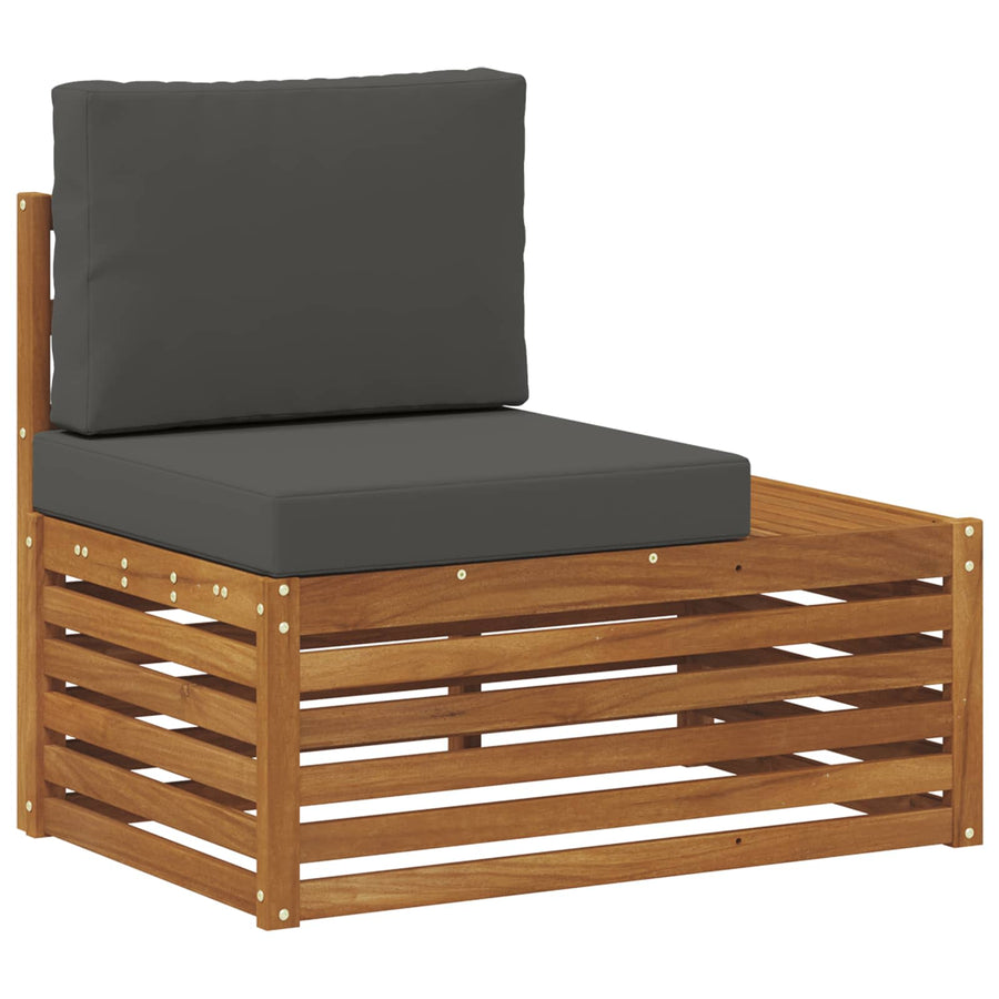 Buiten Eindbank Naturel 91 x 63 x 73 cm Massief Acaciahout