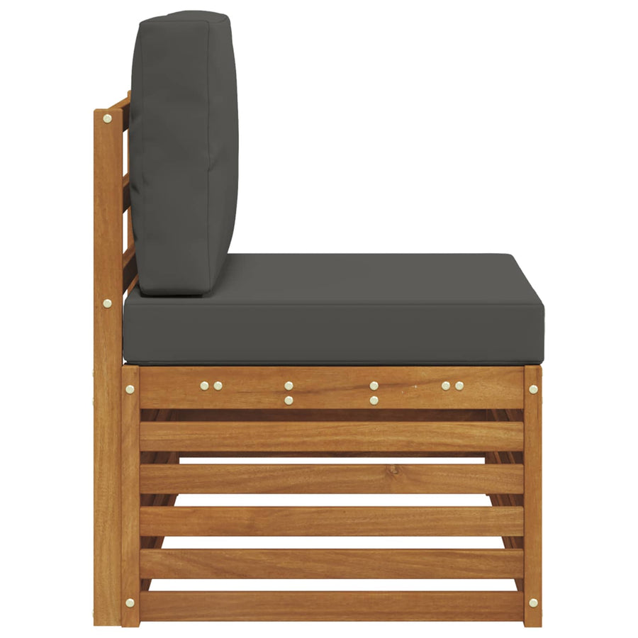 Buiten Eindbank Naturel 91 x 63 x 73 cm Massief Acaciahout