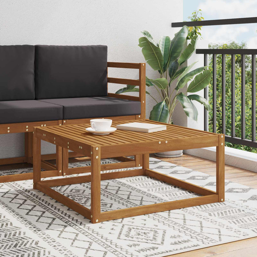 Buiten Tafel Massief Acaciahout Naturel 79 x 79 x 37 cm