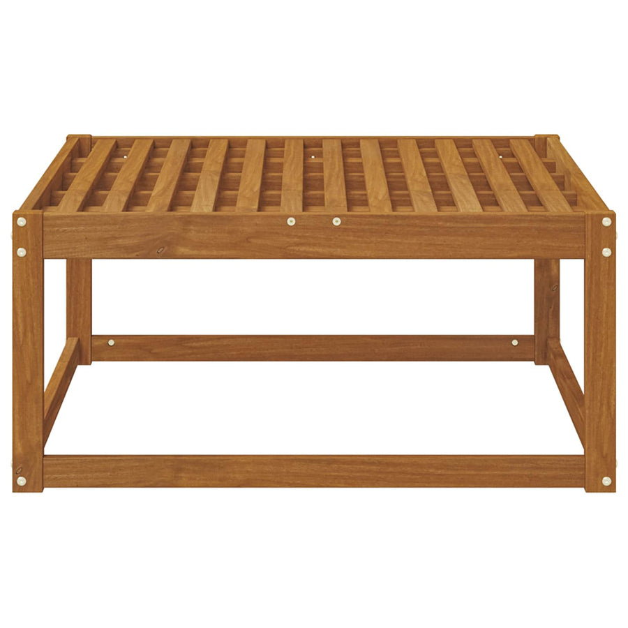Buiten Voetenbank Massief Acaciahout Naturel 79 x 79 x 37 cm