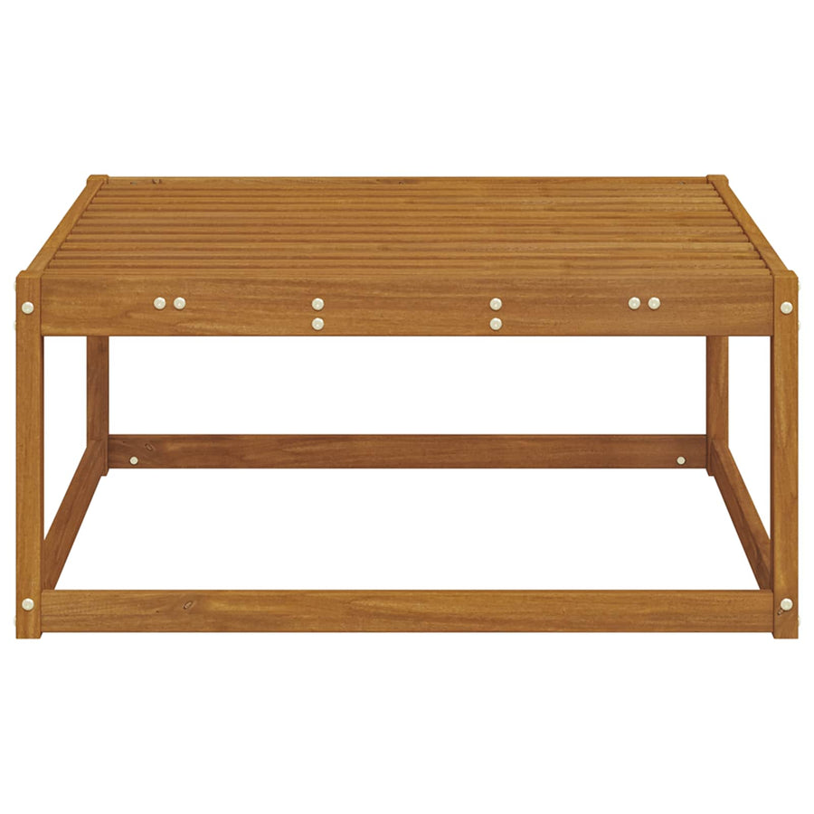 Buiten Voetenbank Massief Acaciahout Naturel 79 x 79 x 37 cm