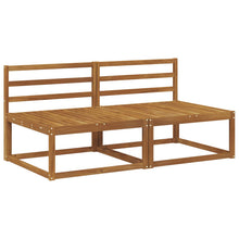 2 Stuk Buiten Midden Sofa Massief Acaciahout Naturel