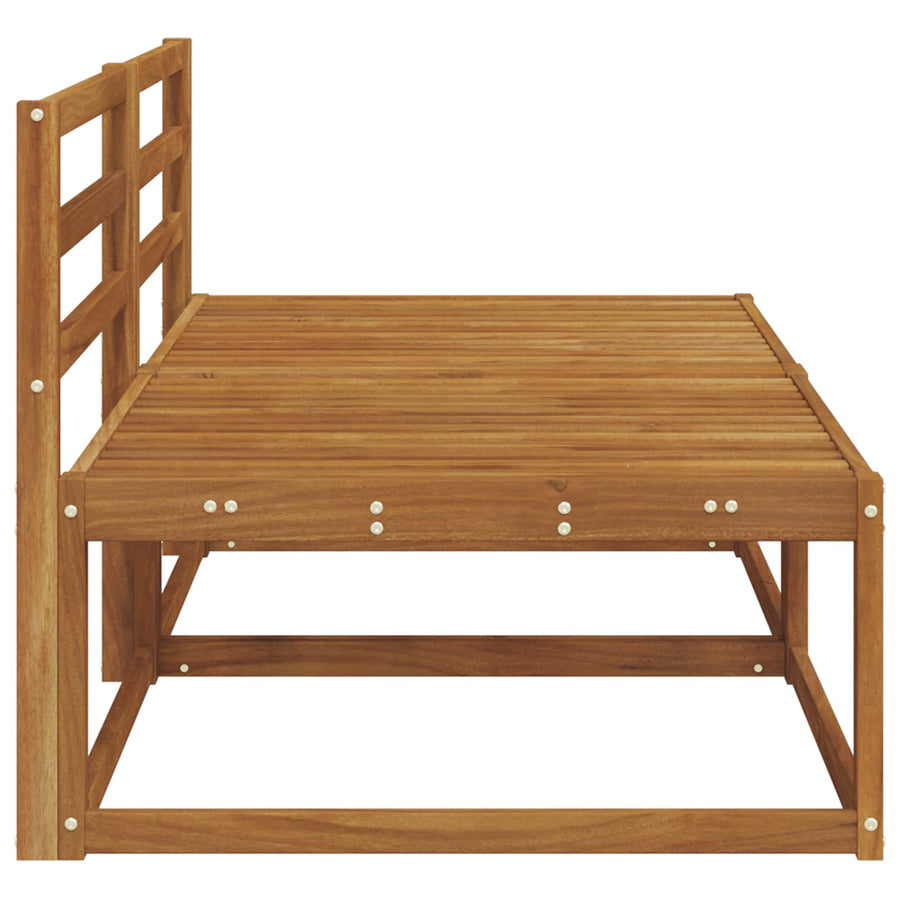 2 Stuk Buiten Midden Sofa Massief Acaciahout Naturel