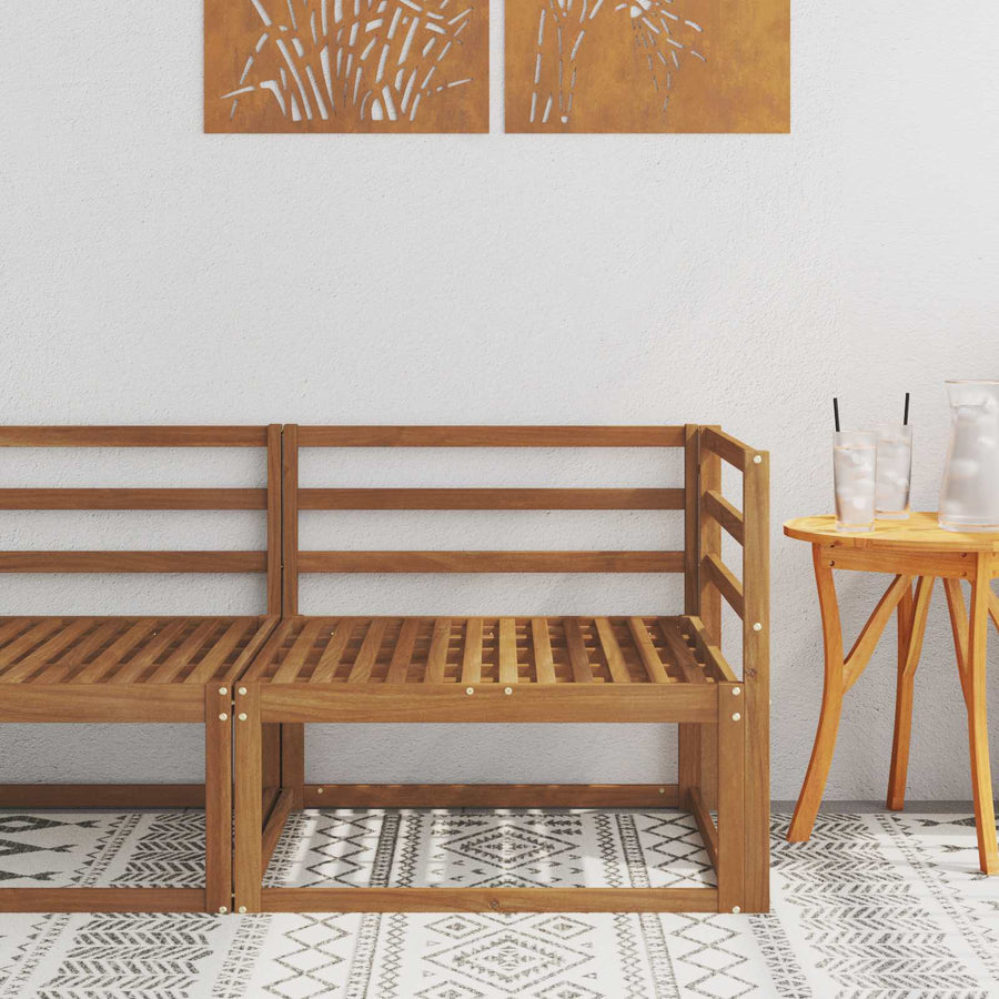 Buiten Hoek Sofa Naturel 83 x 83 x 73 cm Massief Acaciahout