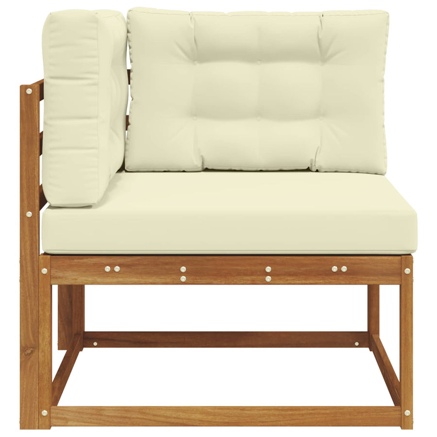 Outdoor Hoekbank Massief Acaciahout Naturel