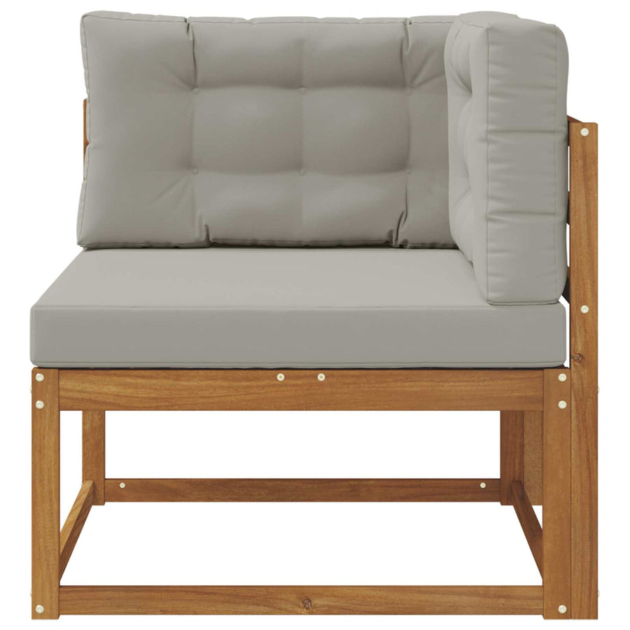 Outdoor Hoekbank Massief Acaciahout Naturel