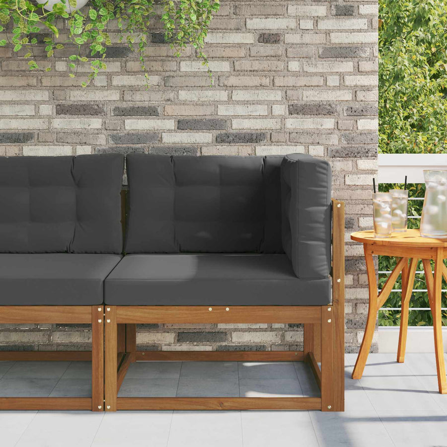 Outdoor Hoekbank Massief Acaciahout Naturel