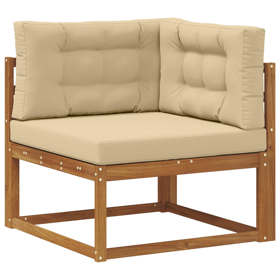 Outdoor Hoekbank Massief Acaciahout Naturel