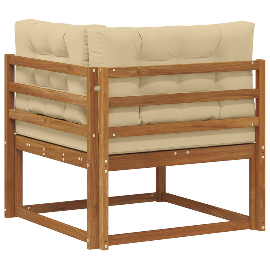 Outdoor Hoekbank Massief Acaciahout Naturel