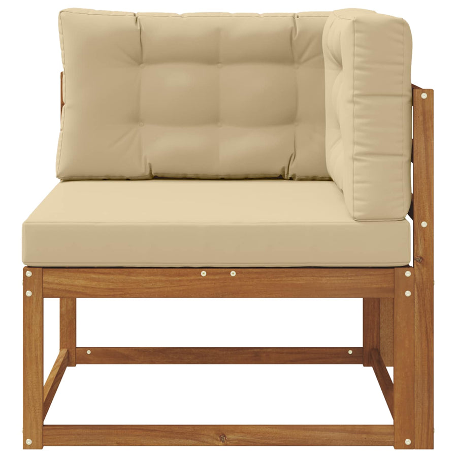 Outdoor Hoekbank Massief Acaciahout Naturel