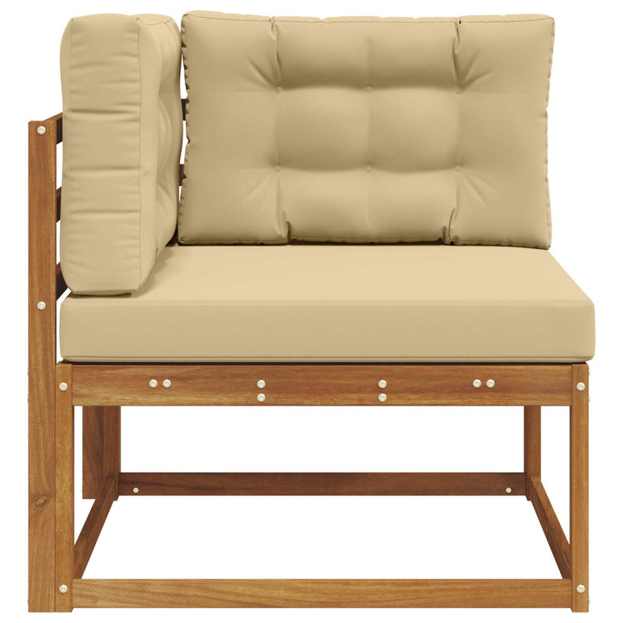 Outdoor Hoekbank Massief Acaciahout Naturel