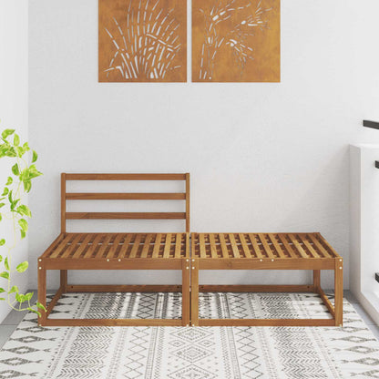 Sectie Sofa Eenheden 2 Stuk Naturel Massief Acaciahout