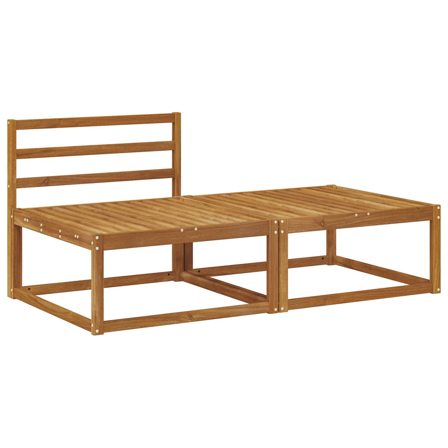 Sectie Sofa Eenheden 2 Stuk Naturel Massief Acaciahout