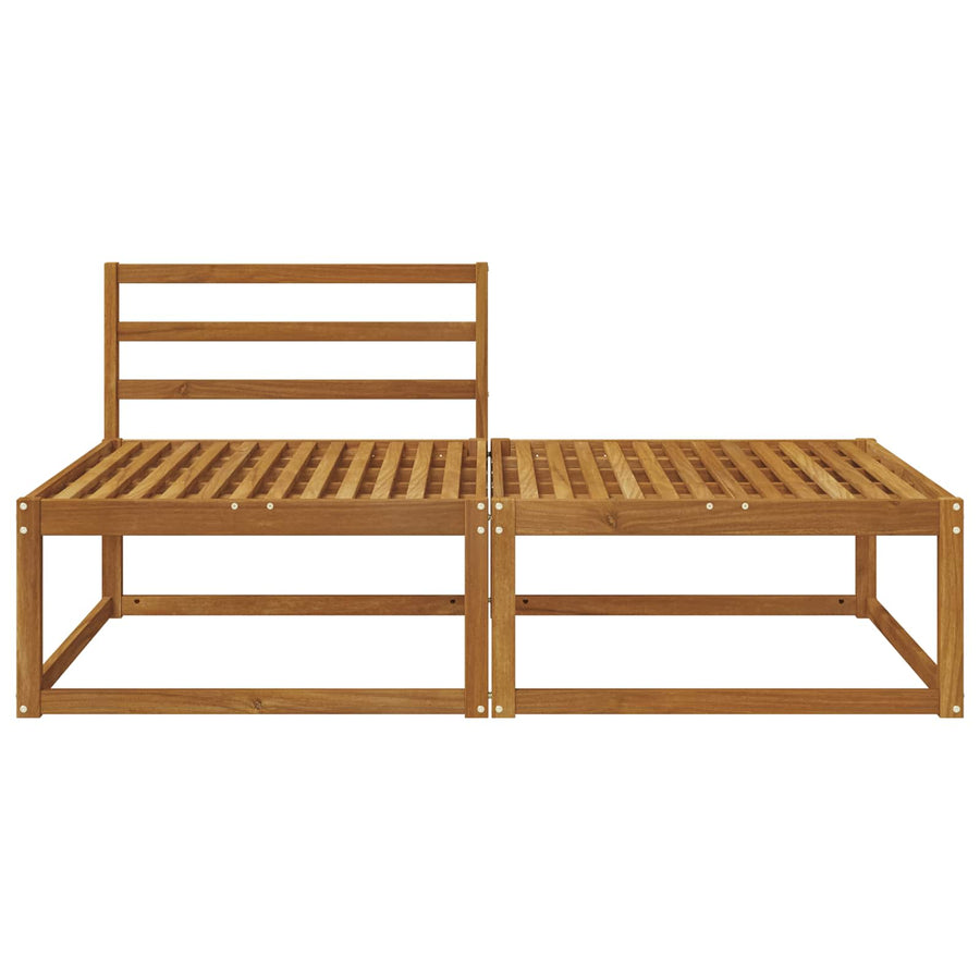 Sectie Sofa Eenheden 2 Stuk Naturel Massief Acaciahout