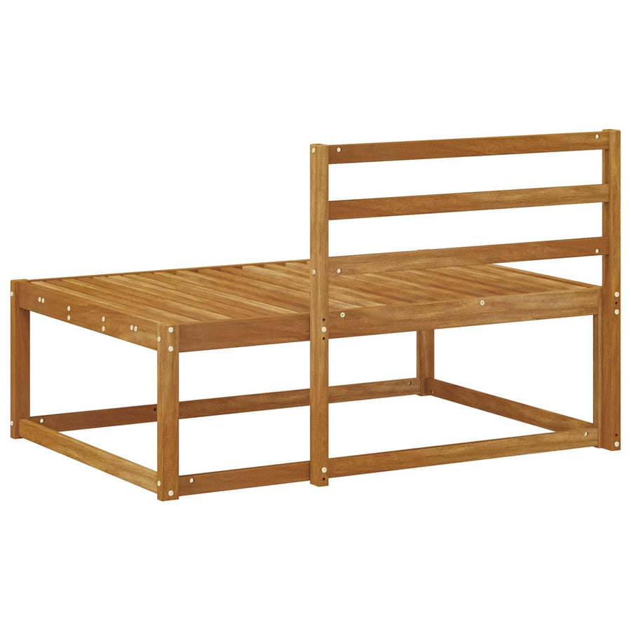 Buiten Eindbank Naturel 115 x 83 x 73 cm Massief Acaciahout
