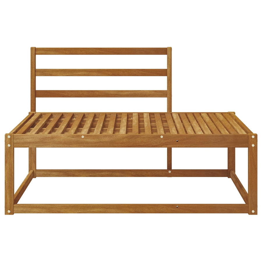 Buiten Eindbank Naturel 115 x 83 x 73 cm Massief Acaciahout