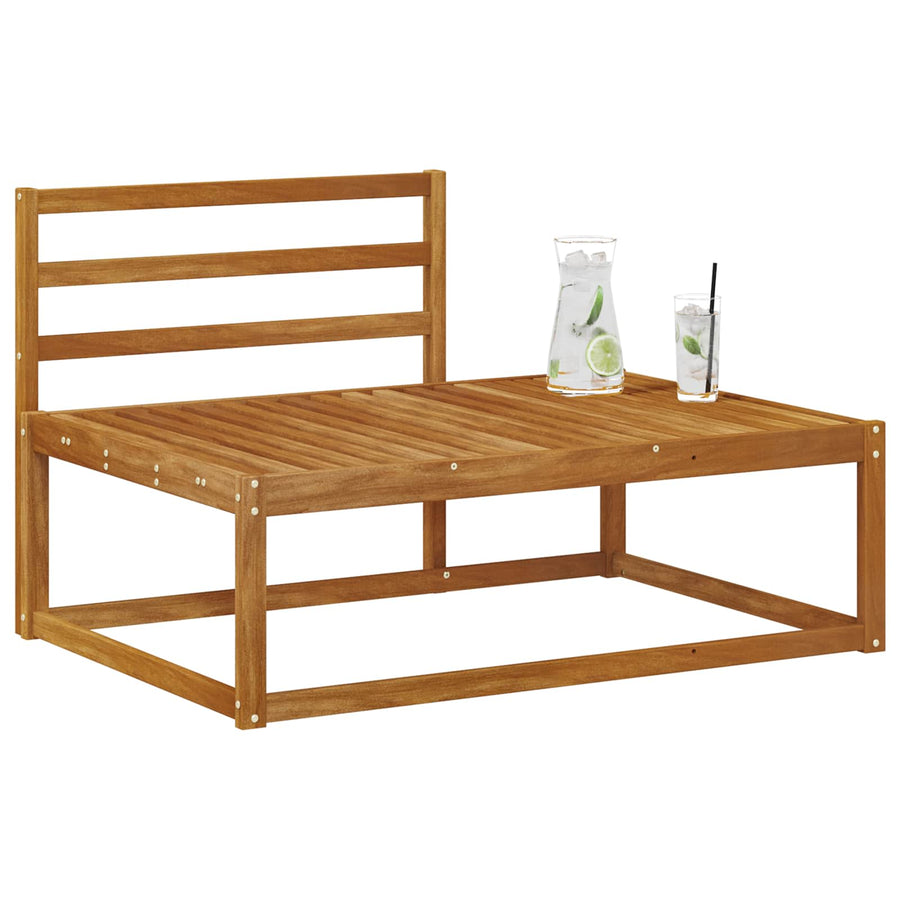 Buiten Eindbank Naturel 115 x 83 x 73 cm Massief Acaciahout