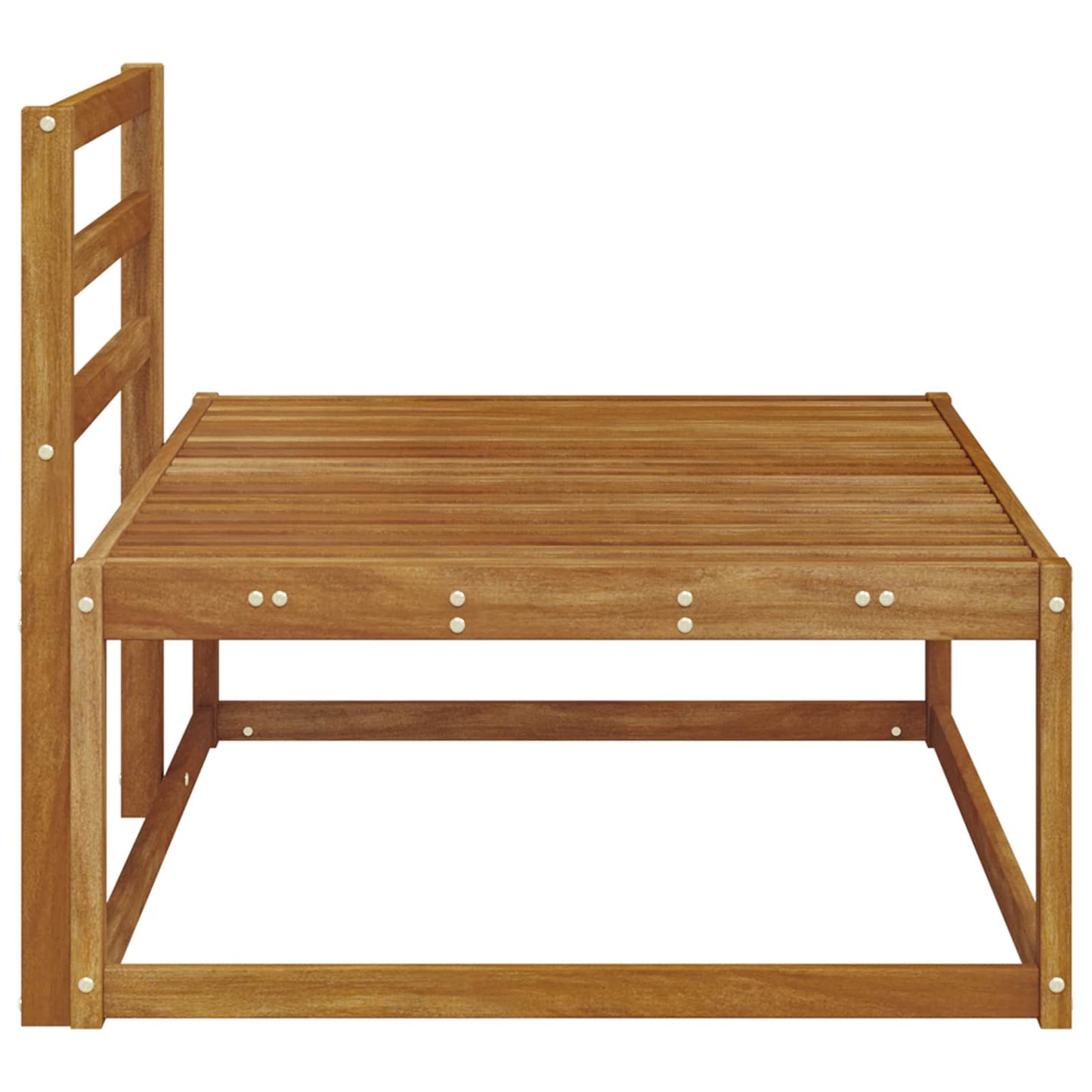 Buiten Eindbank Naturel 115 x 83 x 73 cm Massief Acaciahout