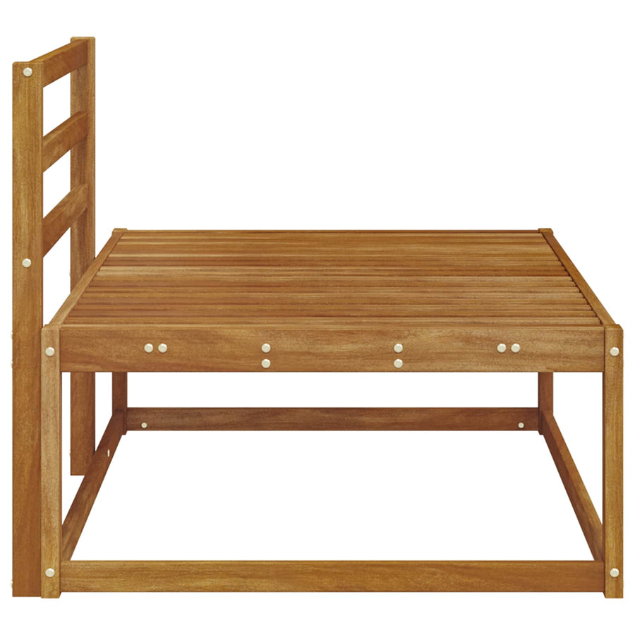 Buiten Eindbank Naturel 115 x 83 x 73 cm Massief Acaciahout