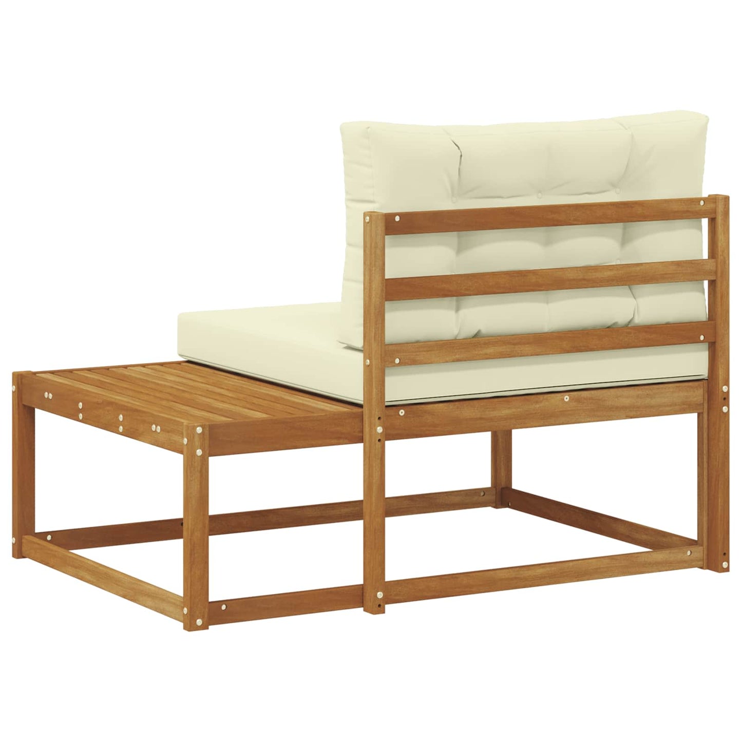 Buiten Eindbank Naturel 115 x 83 x 73 cm Massief Acaciahout