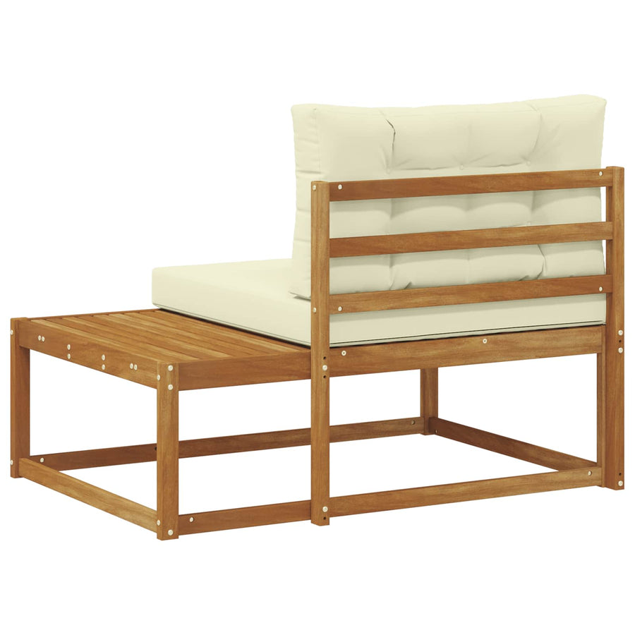 Buiten Eindbank Naturel 115 x 83 x 73 cm Massief Acaciahout