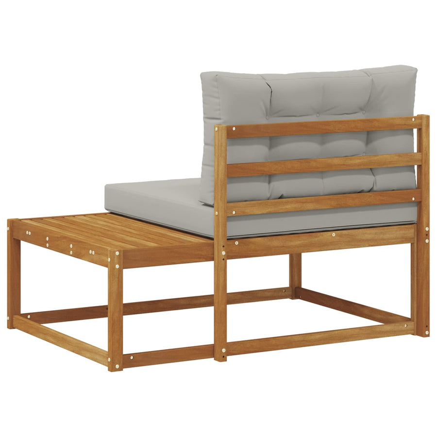 Buiten Eindbank Naturel 115 x 83 x 73 cm Massief Acaciahout