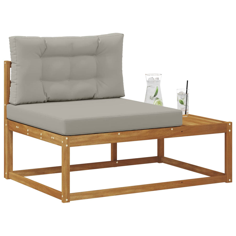 Buiten Eindbank Naturel 115 x 83 x 73 cm Massief Acaciahout