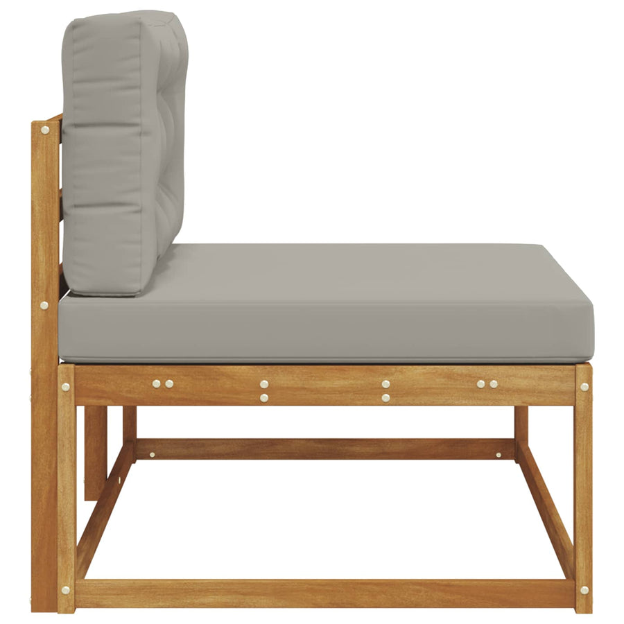 Buiten Eindbank Naturel 115 x 83 x 73 cm Massief Acaciahout