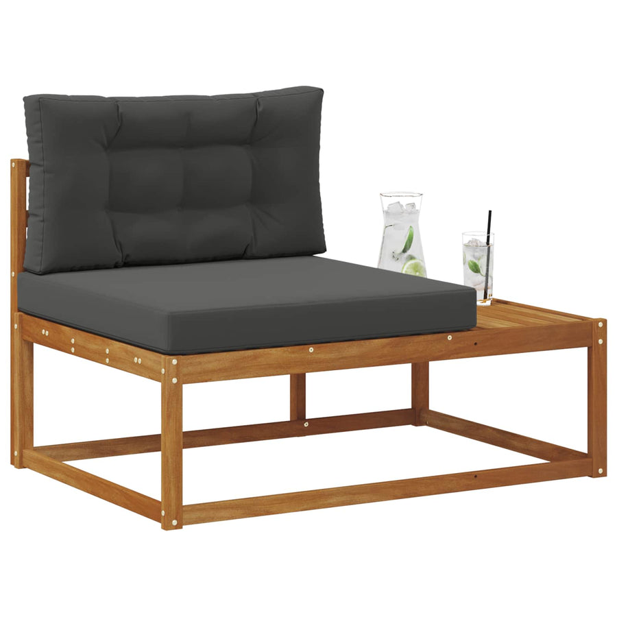Buiten Eindbank Naturel 115 x 83 x 73 cm Massief Acaciahout