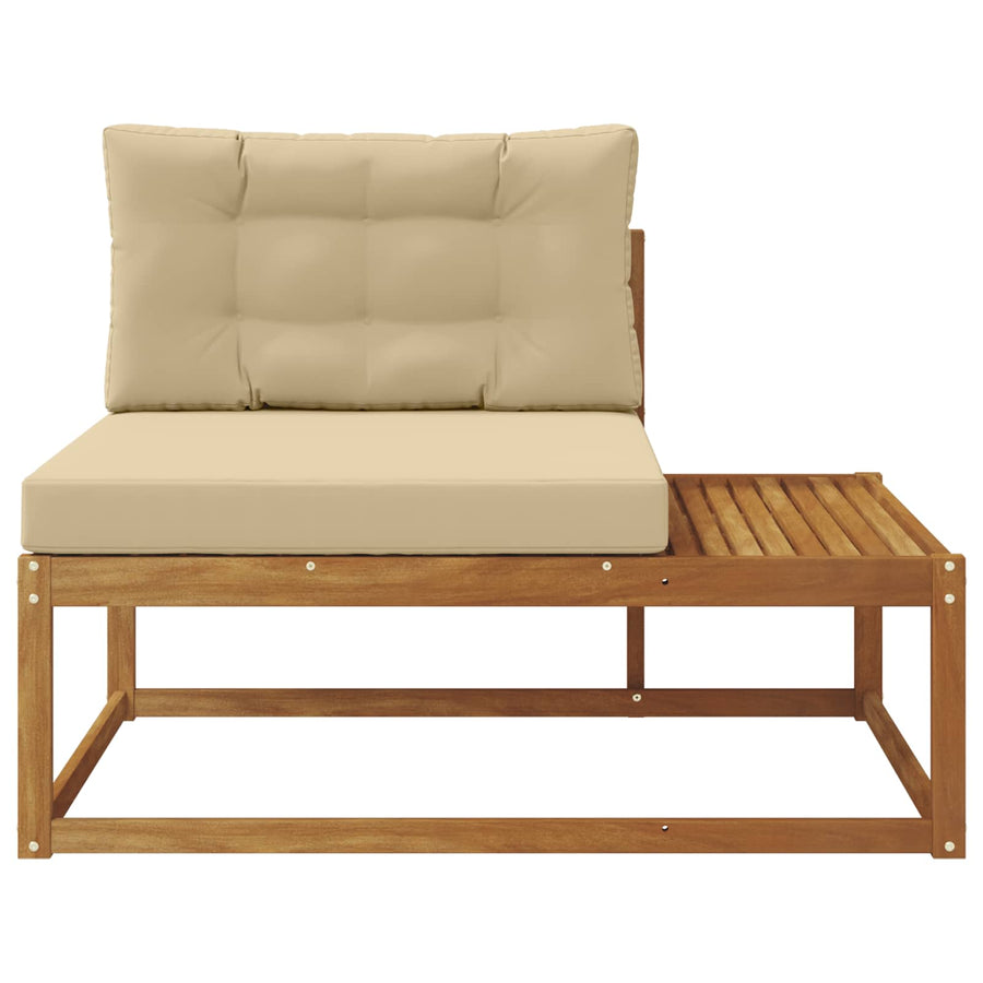 Buiten Eindbank Naturel 115 x 83 x 73 cm Massief Acaciahout