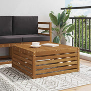 Buiten tafel massief acaciahout 79x79x37 cm naturel