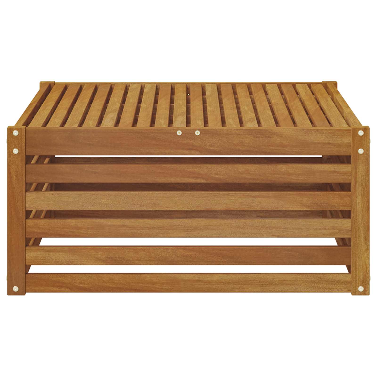 Buiten Tafel Massief Acaciahout Naturel 79 x 79 x 37 cm