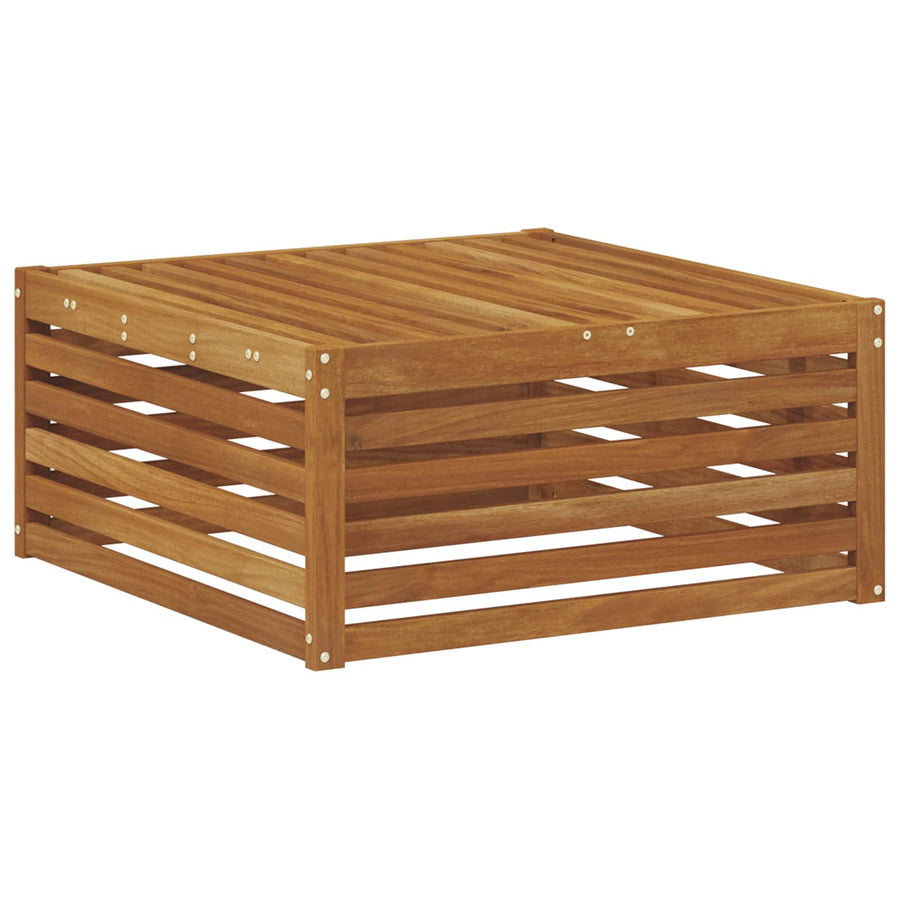 Buiten Voetenbank Naturel 79 x 79 x 37 cm Massief Acaciahout
