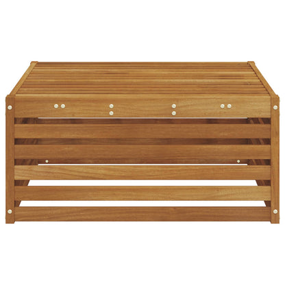 Buiten Voetenbank Naturel 79 x 79 x 37 cm Massief Acaciahout