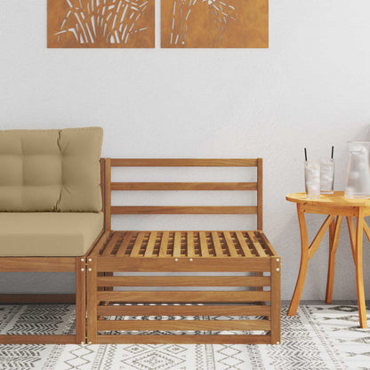 Buiten Midden Sofa Massief Acaciahout Naturel 79 x 83 x 73 cm